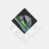 Meerjungfrau mit Delphinen Serviette (Ecke)