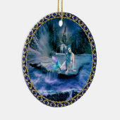 Meerjungfrau mit dem Türkishaar Keramik Ornament (Rechts)