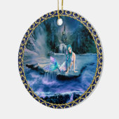Meerjungfrau mit dem Türkishaar Keramik Ornament (Links)