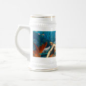 Meerjungfrau mit Dolphin Bierglas (Links)
