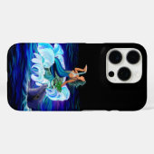 Meerjungfrau mit Dolphin Case-Mate iPhone Hülle (Rückseite (Horizontal))