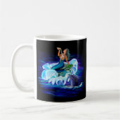 Meerjungfrau mit Dolphin Kaffeetasse (Links)