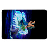 Meerjungfrau mit Dolphin Magnet (Horizontal)