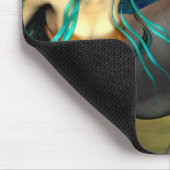 Meerjungfrau mit Dolphin Mousepad (Ecke)
