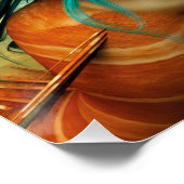 Meerjungfrau mit Dolphin Poster (Ecke)