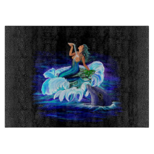 Meerjungfrau mit Dolphin Schneidebrett