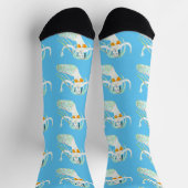 Meerjungfrau mit Dreadlocks Thunder_Cove Socken (Oben)