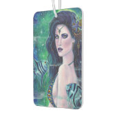 Meerjungfrau mit Engelfisch von Renee Lavoie Autolufterfrischer (Links)