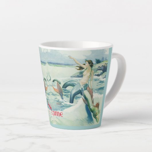 Meerjungfrau mit fließendem Thunder_Cove   Milchtasse (Rechte Ecke)