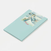 Meerjungfrau mit fließendem Thunder_Cove Post-it Klebezettel (angewinkelt)