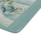 Meerjungfrau mit fließendem Thunder_Cove    Schneidebrett (Ecke)