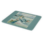 Meerjungfrau mit fließendem Thunder_Cove    Schneidebrett (Ecke)