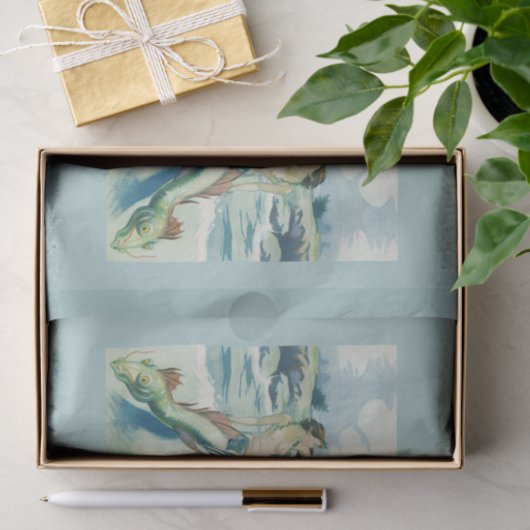 Meerjungfrau mit fließendem Thunder_Cove   Seidenpapier (Geschenk)