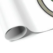 Meerjungfrau mit grünem Schwanz Geschenkpapier (Rolleneckpunkt)