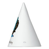 Meerjungfrau mit Perle in Wasserfarbe Partyhütchen (Rechts)