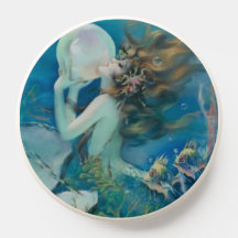 Meerjungfrau mit Perle PopSocket