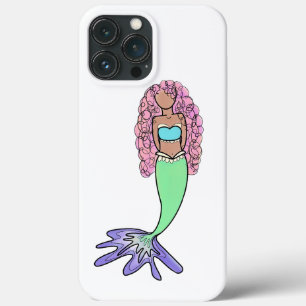 Meerjungfrau mit Regenbogen in Rosa Blau Lila Grün Case-Mate iPhone Hülle