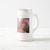 "Meerjungfrau mit Rosen" Bierglas (VorderseiteRechts)