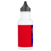Meerjungfrau mit rotem Button Trinkflasche (Links)