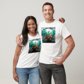 Meerjungfrau mit Schiffbruch T-Shirt (Unisex)