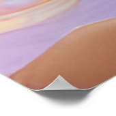 Meerjungfrau mit schimmerndem Haar Poster (Ecke)