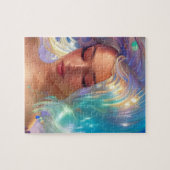 Meerjungfrau mit schimmerndem Haar Puzzle (Horizontal)