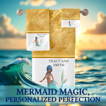 Meerjungfrau mit türkisfarbenem Haar und Schwanz