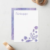 Meerjungfrau Mitteilungskarte (Vorderseite/Rückseite Beispiel)