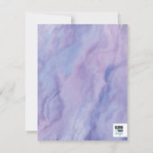 Meerjungfrau Mitteilungskarte (Rückseite)