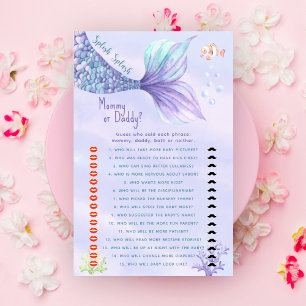 Meerjungfrau Mommy oder Papdy-Spiel