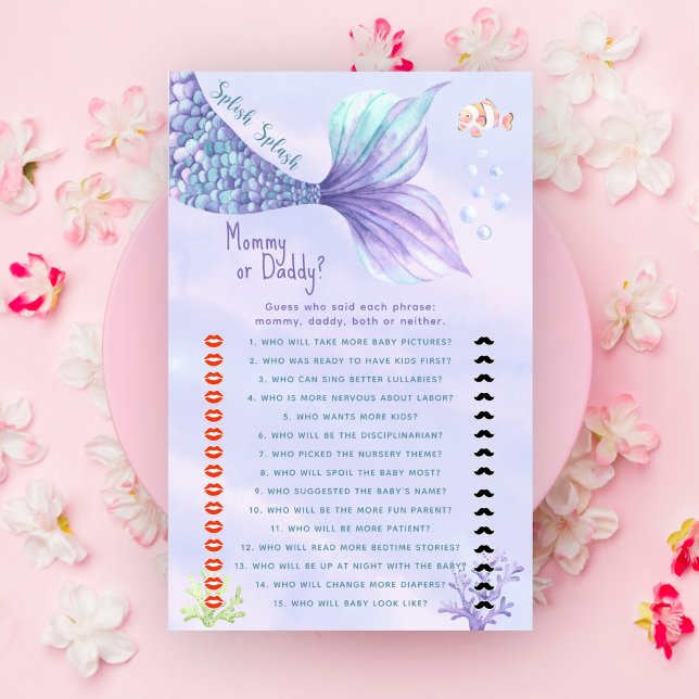 Meerjungfrau Mommy oder Papdy-Spiel (Von Creator hochgeladen)