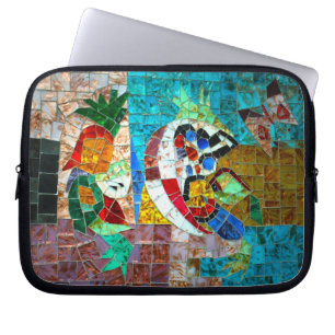 Meerjungfrau-Mosaik - Murano Italien Laptopschutzhülle