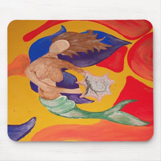 Meerjungfrau Mousepad (Vorne)