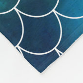 Meerjungfrau-Muster Fleecedecke (Ecke)