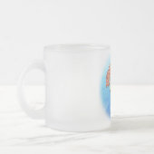 Meerjungfrau-Mutter Frosted Glass Mug Mattglastasse (Links)