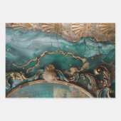 Meerjungfrau Nautical Heavy Gewicht Decoupage Trip Geschenkpapier Set (Vorderseite 3)