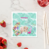 Meerjungfrau Niedlich Napkins Serviette (Beispiel)