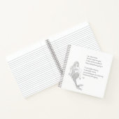 Meerjungfrau-Notebook "Ich habe eine Meerjungfrau  Notizblock (Innenseite)