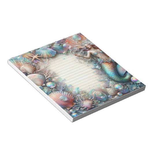 Meerjungfrau Notizblock (angewinkelt)