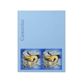 Meerjungfrau Notizblock (Rotiert)