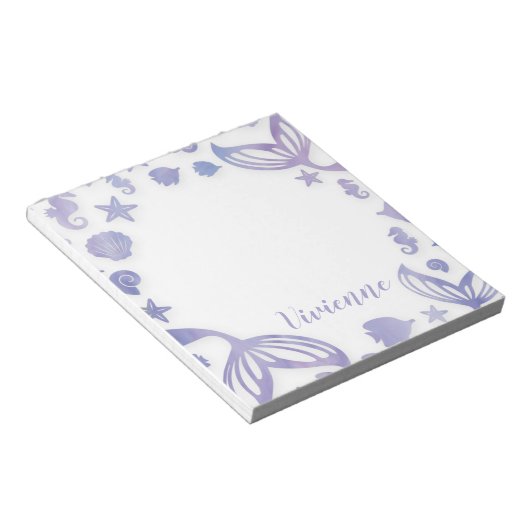 Meerjungfrau Notizblock (angewinkelt)