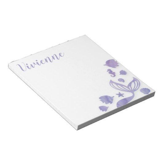 Meerjungfrau Notizblock (angewinkelt)