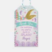 Meerjungfrau oder unter dem Meeresschutzschild Geschenkanhänger (Vorderseite)