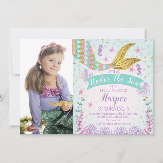 Meerjungfrau oder unter der einladung (Vorderseite)