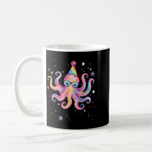 Meerjungfrau Oktopus Geburtstag Sommer passende Aq Kaffeetasse