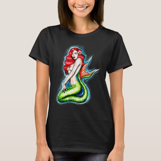 Meerjungfrau Orchidee T-Shirt (Vorderseite)