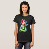 Meerjungfrau Orchidee T-Shirt (Vorne ganz)