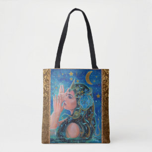 Meerjungfrau-Ozeankunst von Renee Lavoie Tote Tasche