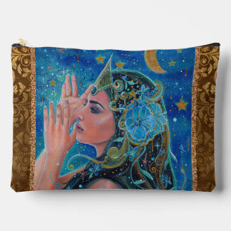 Meerjungfrau-Ozeankunst von Renee Lavoie Tote Zubehörtasche