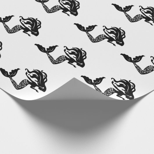 Meerjungfrau-Packpapier Geschenkpapier (Ecke)